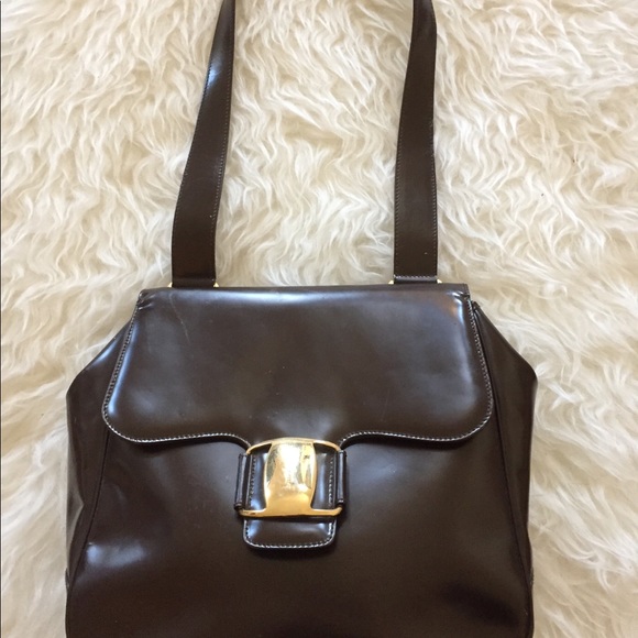 Salvatore Ferragamo Shoulder Patent Leather - Picture 3 of 7